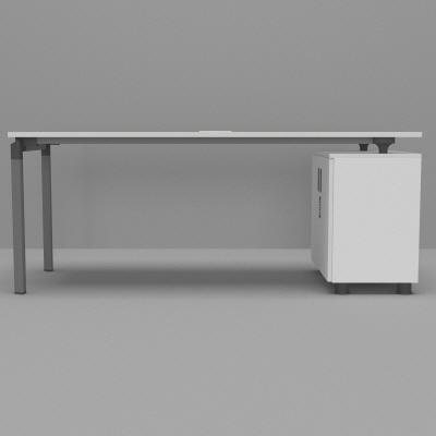 책상, 한국청각장애인복지회 청음공방, CF1-DEEE83, 1800×650×720mm, 1인용