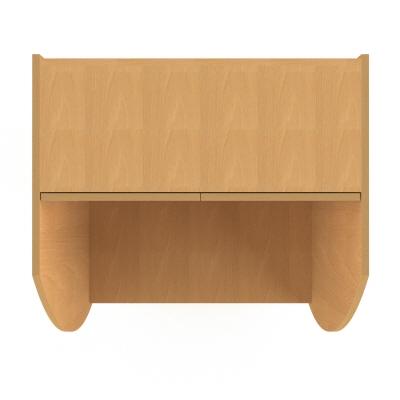 칸막이형열람대, 한국청각장애인복지회 청음공방, CS-P08074, 800×750×1501mm, 1인용
