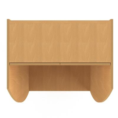 칸막이형열람대, 한국청각장애인복지회 청음공방, CS-P08075, 800×750×1801mm, 1인용