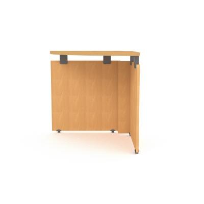 회의용탁자, 한국청각장애인복지회 청음공방, CS-T06063, 650×650×721mm, 부채꼴형